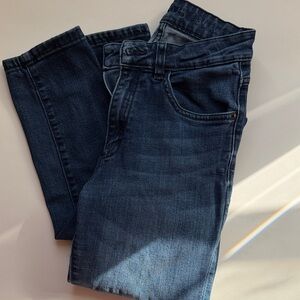 Zara Dark Indigo Straight Jeans
